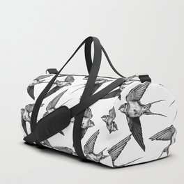 Flying Swallow Bird Duffle Bag