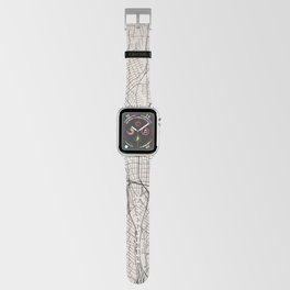 USA, Paterson City Map Apple Watch Band