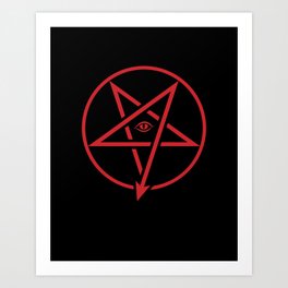 Adversary Pentagram Art Print
