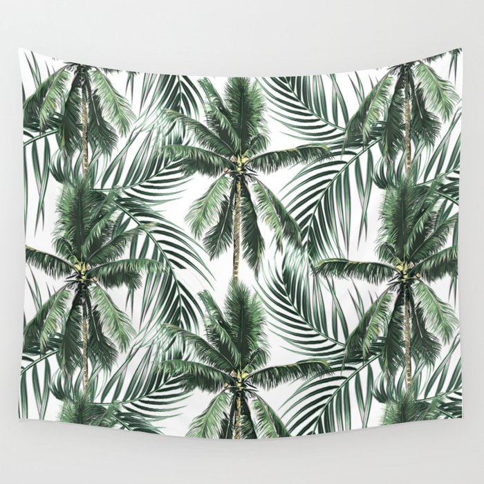 South Pacific palms Wall Tapestry