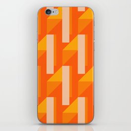 Y2K- Geo Orange iPhone Skin