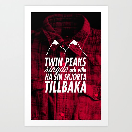 Twin Peaks Ringde Art Print