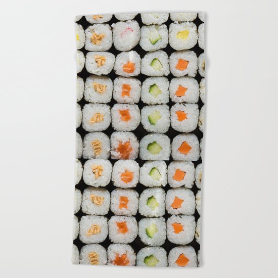 Sushi Beach Towel