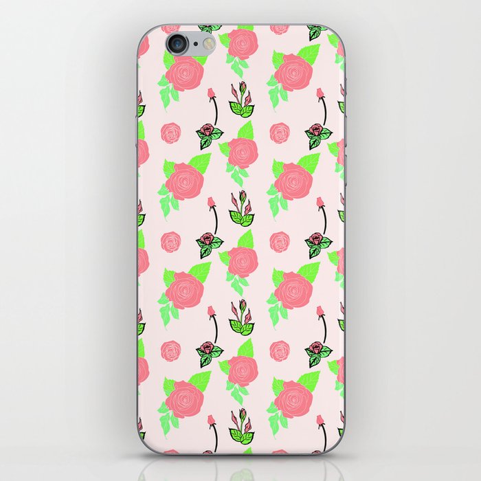 Pacific Pink Rose Flower  iPhone Skin