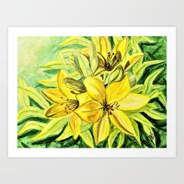 Sunshine Garden Art Print