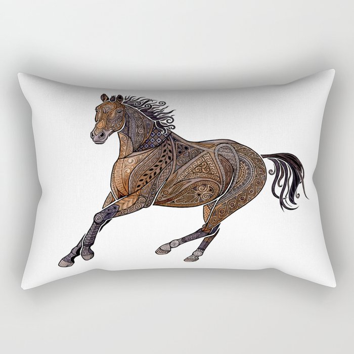 Grecian Horse Rectangular Pillow
