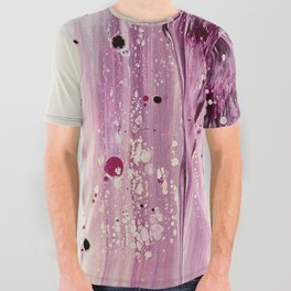 Violet beauty All Over Graphic Tee | Acrylic, Painting 