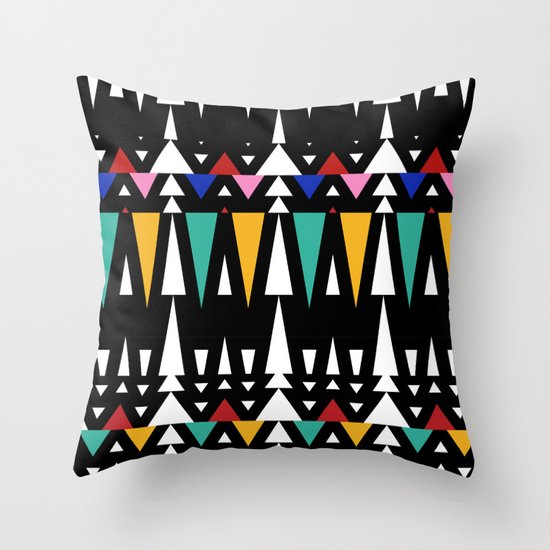 Tribal Fun 2 Throw Pillow