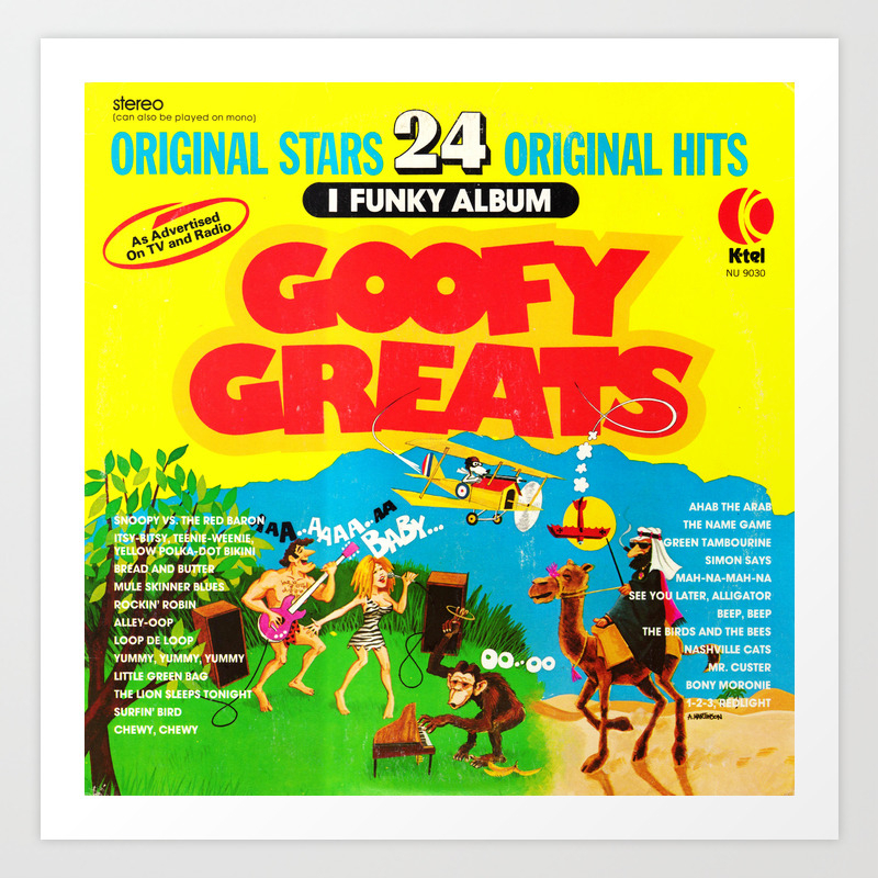 K-tel Goofy Greats Art Print