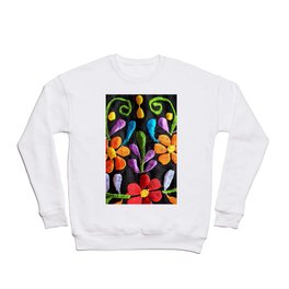 Mexican Flowers Crewneck Sweatshirt