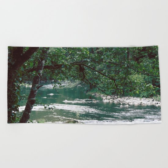 Morning Meditation Beach Towel