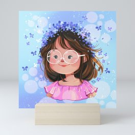 Lilac Girl Mini Art Print