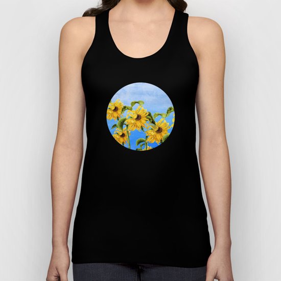 Where the Sunflowers Grow Unisex Tank Top