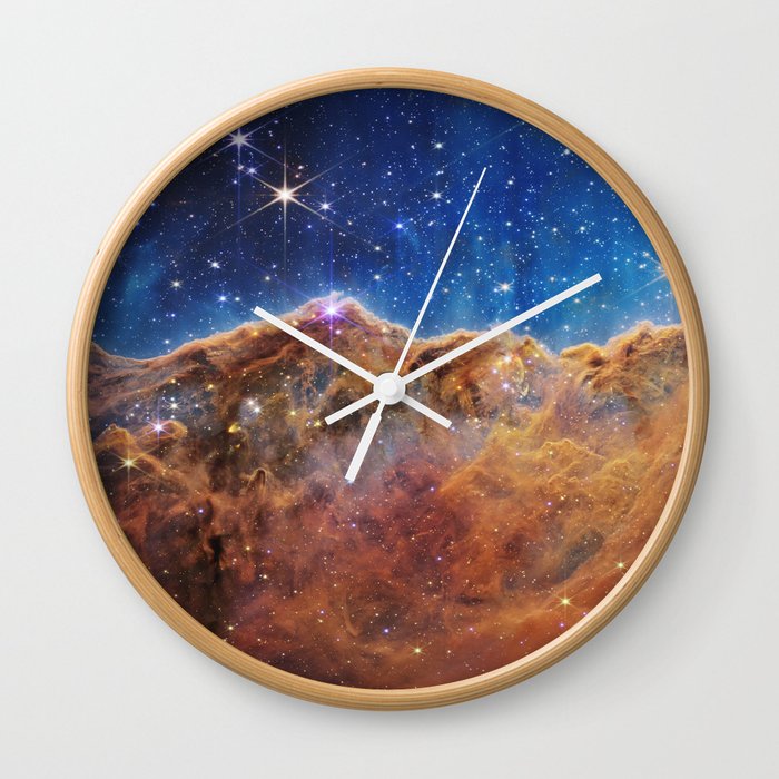 Carina Nebula JWST Webb Wall Clock