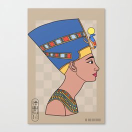Queen Nefertiti Canvas Print