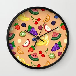 Fruit Salad Wall Clock