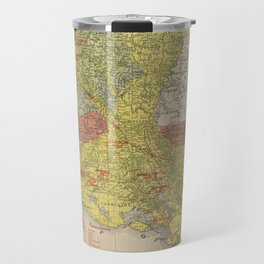 Vintage Louisiana Oil & Gas Fields Map (1920) Travel Mug