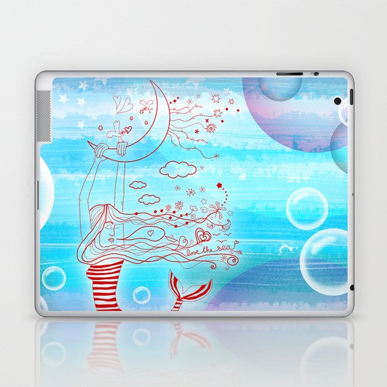 Love The Sea Laptop & iPad Skin