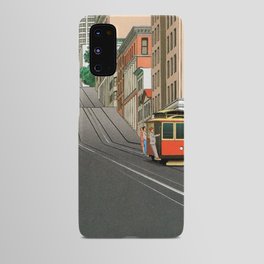 Illustrated Street texture Android Case