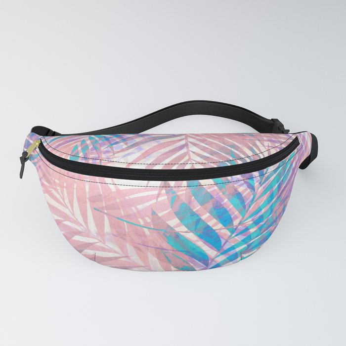 Palm Leaves - Iridescent Pastel Fanny Pack