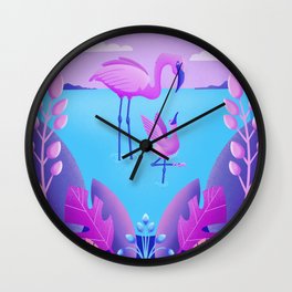 Why be a flamingo dancer? Wall Clock