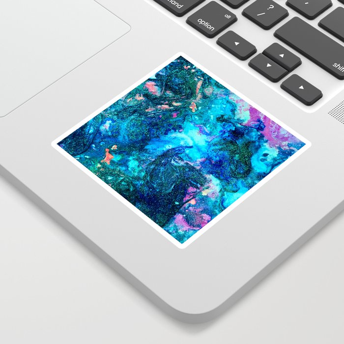 DEEP BLUE GALAXY Sticker