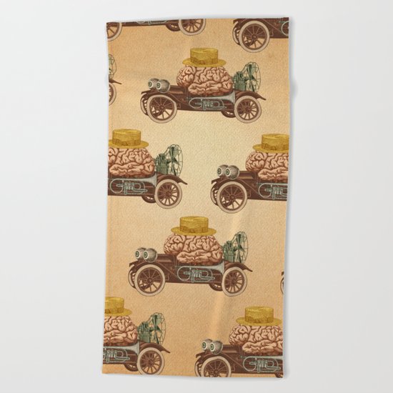 Intelligent Car Beach Towel