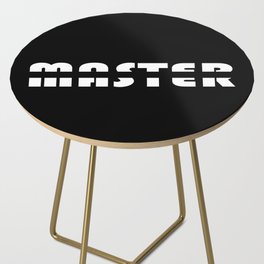 Word Master in white  Side Table
