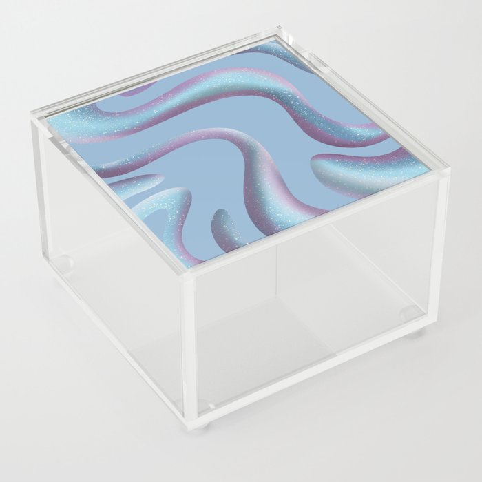 Atmospheric Galaxy - Blue Acrylic Box