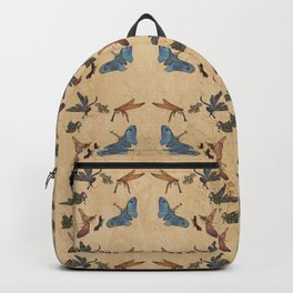 Bug Band, Jamming with Insects, Vintage Style, Insects Playing Music, Nature Inspired Backpack
