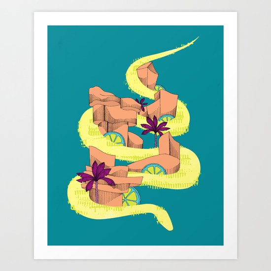 serpencity Art Print