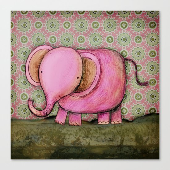 Joe the Elephant Canvas Print
