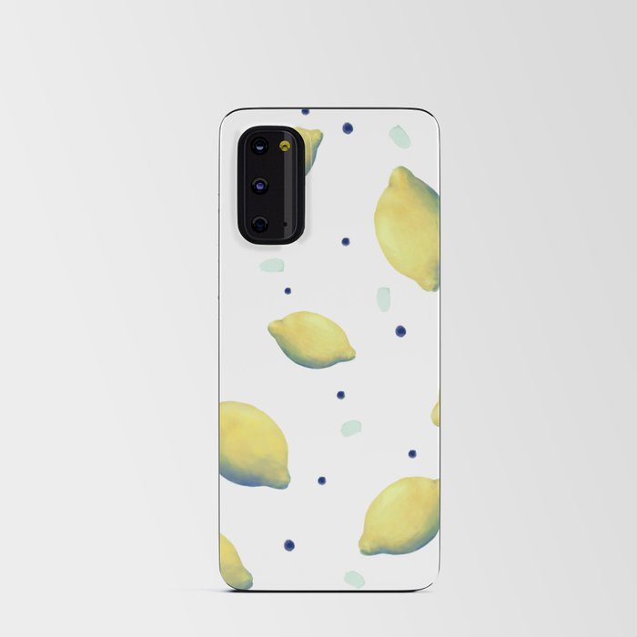 Lemons and dots Android Card Case