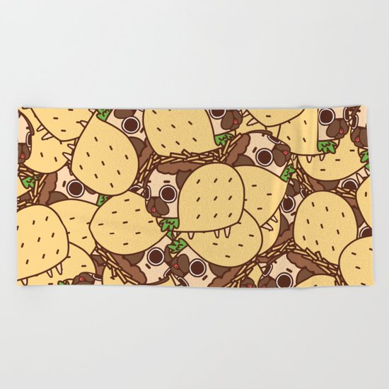 Puglie Taco Beach Towel