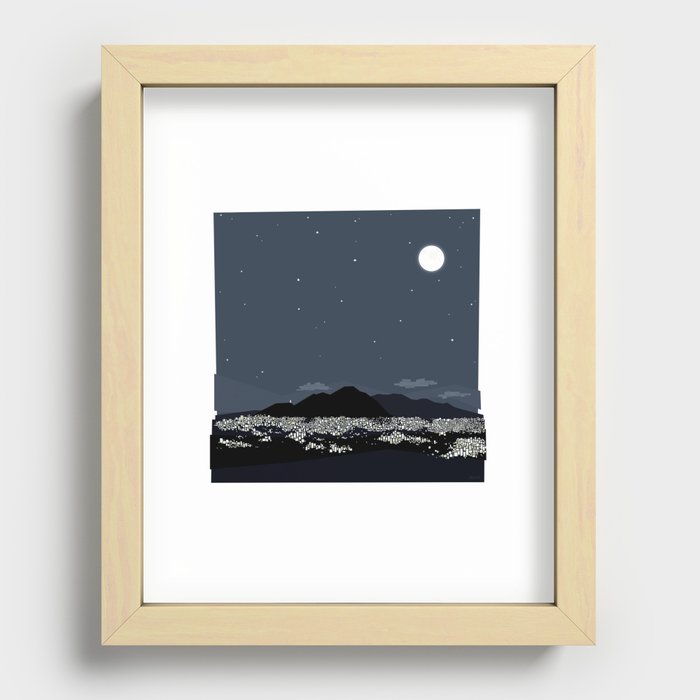Caracas City at Night by Friztin Recessed Framed Print