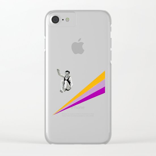 I Can Jump Higher Clear iPhone Case