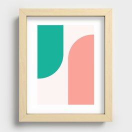 Modern Minimal Arch Abstract XLVII Recessed Framed Print