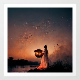 Mother of Moses Art Print