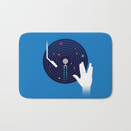Star Tracks Bath Mat