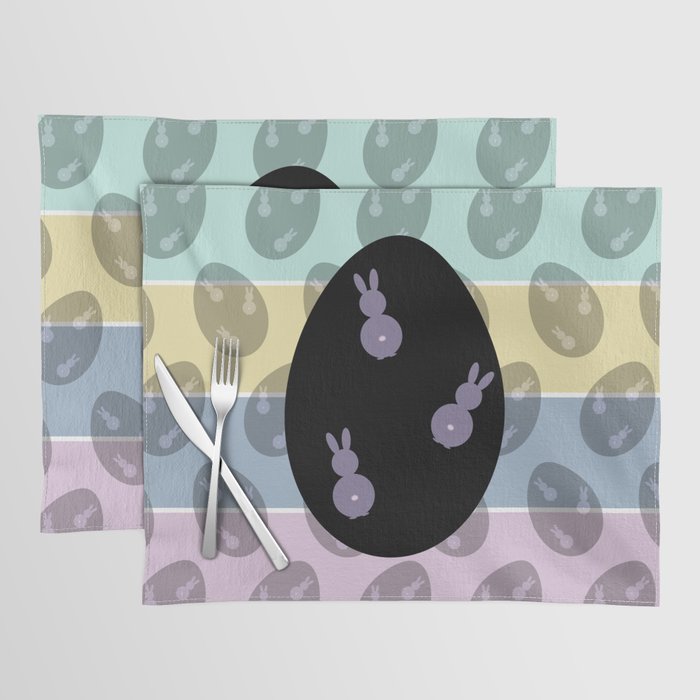 Honey Bunny Easter Eggs Placemat