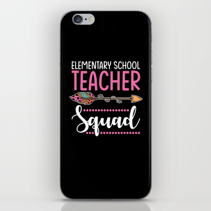 Elementary School Squad Teacher Women Group iPhone Skin