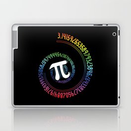 Rainbow Math Geek Mathematician Pi Day Laptop Skin