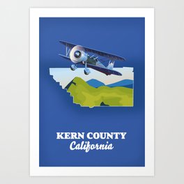 Kern County California Art Print