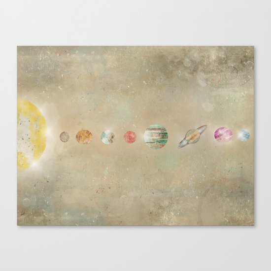 Solar system Canvas Print