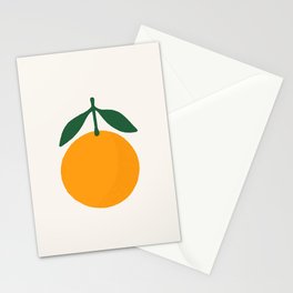 Orange Summer Citrus Stationery Cards
