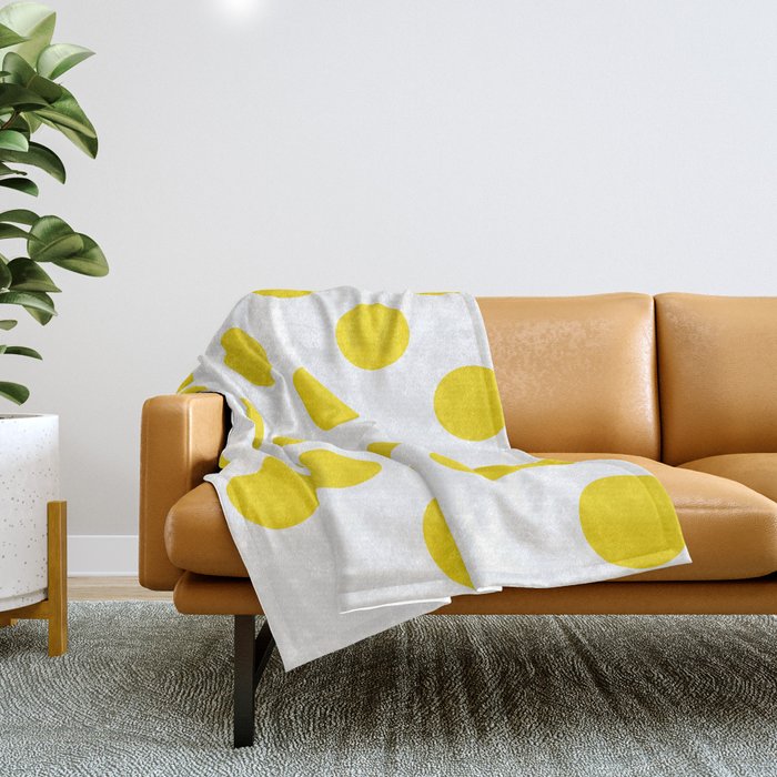 Bright white throw blanket shop