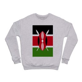 Kenya flag emblem Crewneck Sweatshirt