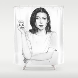 Joan Didion Shower Curtain