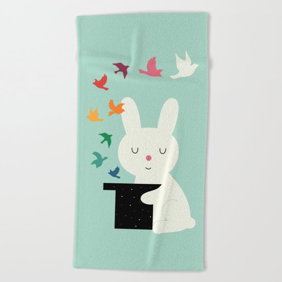 Magic Of Peace Beach Towel
