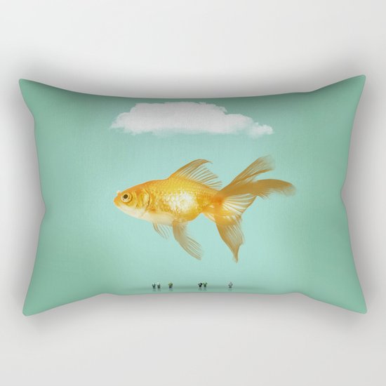 BALLOON FISH III Rectangular Pillow